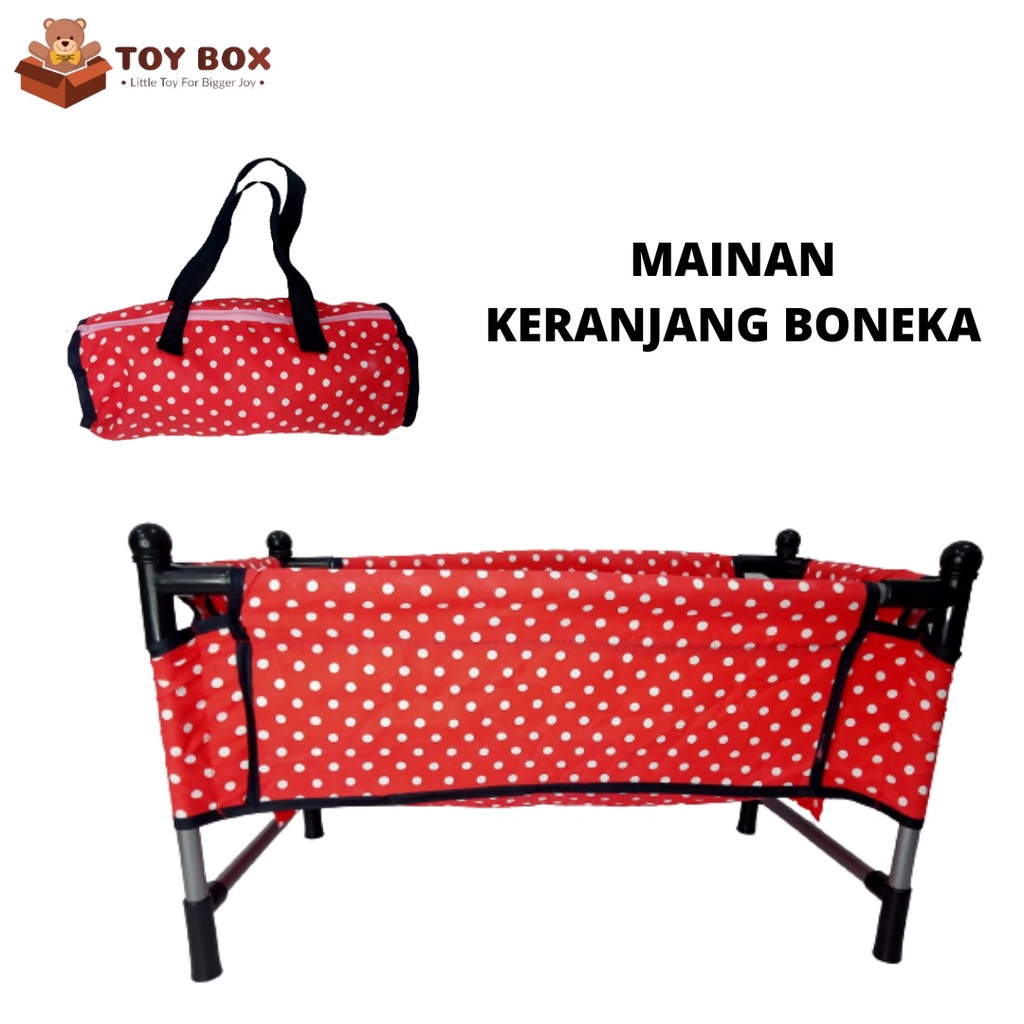 baby crib tempat ranjang boneka baby - Kasur Boneka Berbie Ranjang Kasur Tempat Tidur boneka