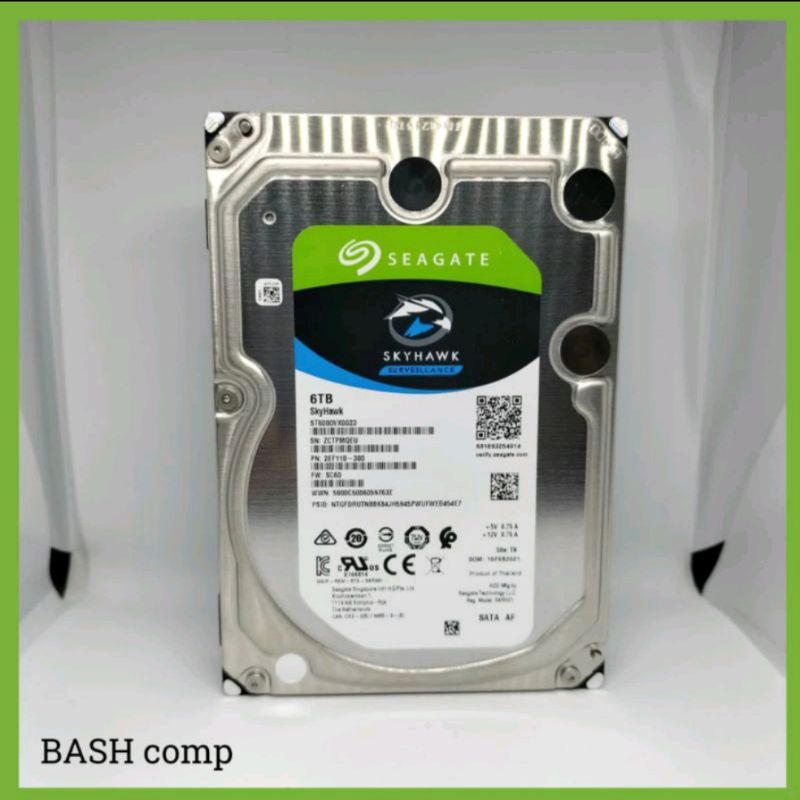 Hardisk CCTV 10TB/8TB/4TB/3TB SkyHawk Surveillance HDD Sata 3.5 For CCTV  DVR Promo