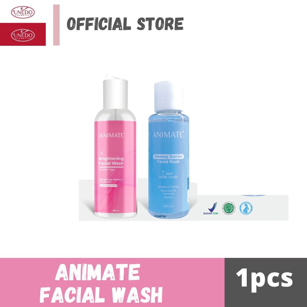 Animate Brightening Glowing Acne Facial Wash