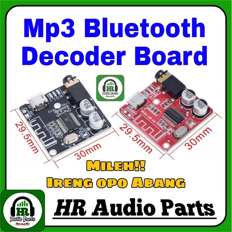 Kit Mp3 Bluetooth 4.1 or Bluetooth 5.0 Decoder Board Mini Stereo Audio