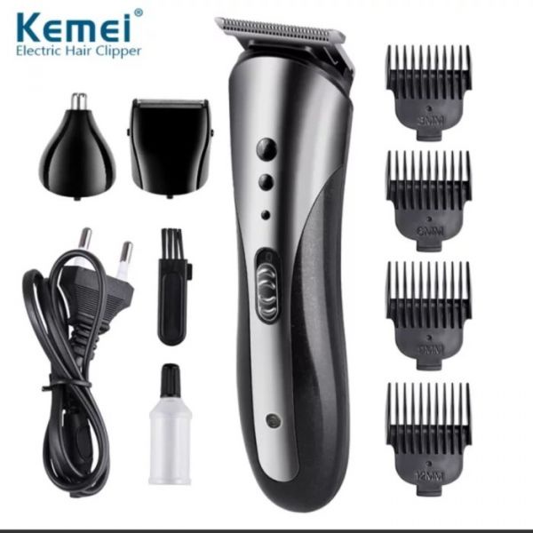 Alat Cukur Rambut KM-1419 Rechargeable 3in1 Hair Trimmer Shaver Pisau Jenggot Kumis