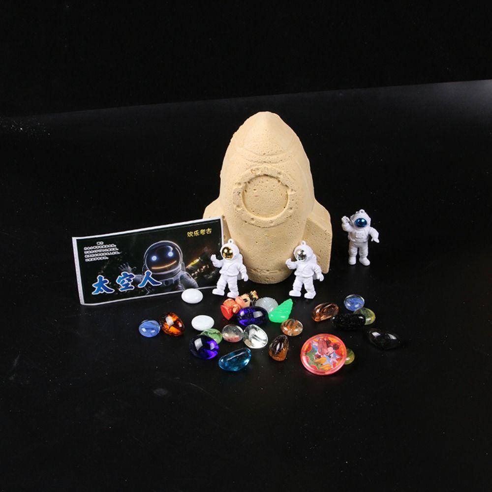 Mainan Gali Harta Karun QUINTON Superhero 1pc Hadiah Sekolah Spaceman Arkeologi Spider-Man Kuromi Gali-out Mineral Mainan Model Kartun Mainan Eksplorasi