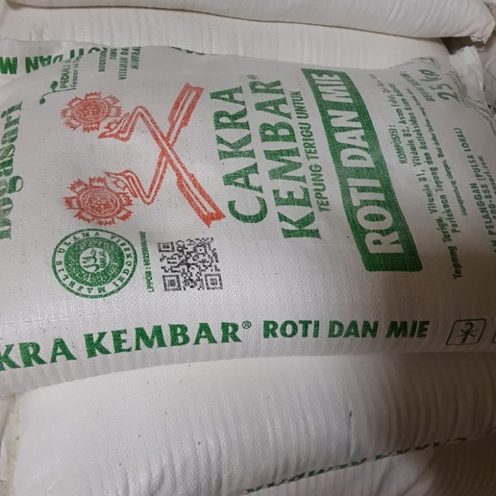 

Tepung Terigu Cakra Kembar 25Kg