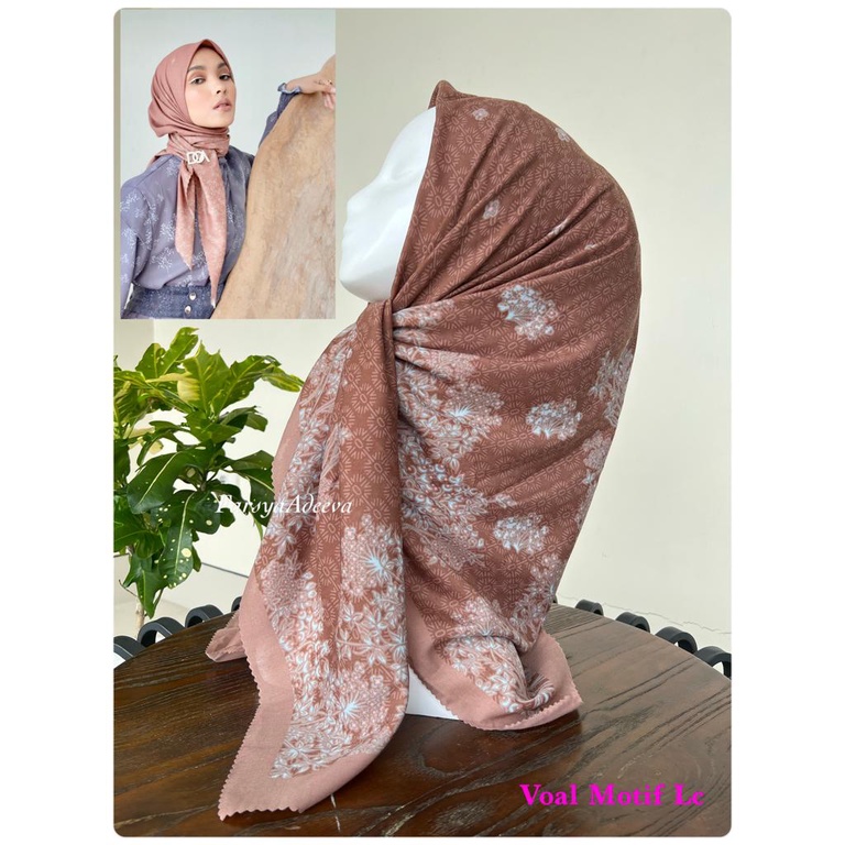 KERUDUNG SEGI EMPAT MOTIF HIJAB SEGIEMPAT DEENAY LASERCUT TERMURAH NAYLA HIJA'B