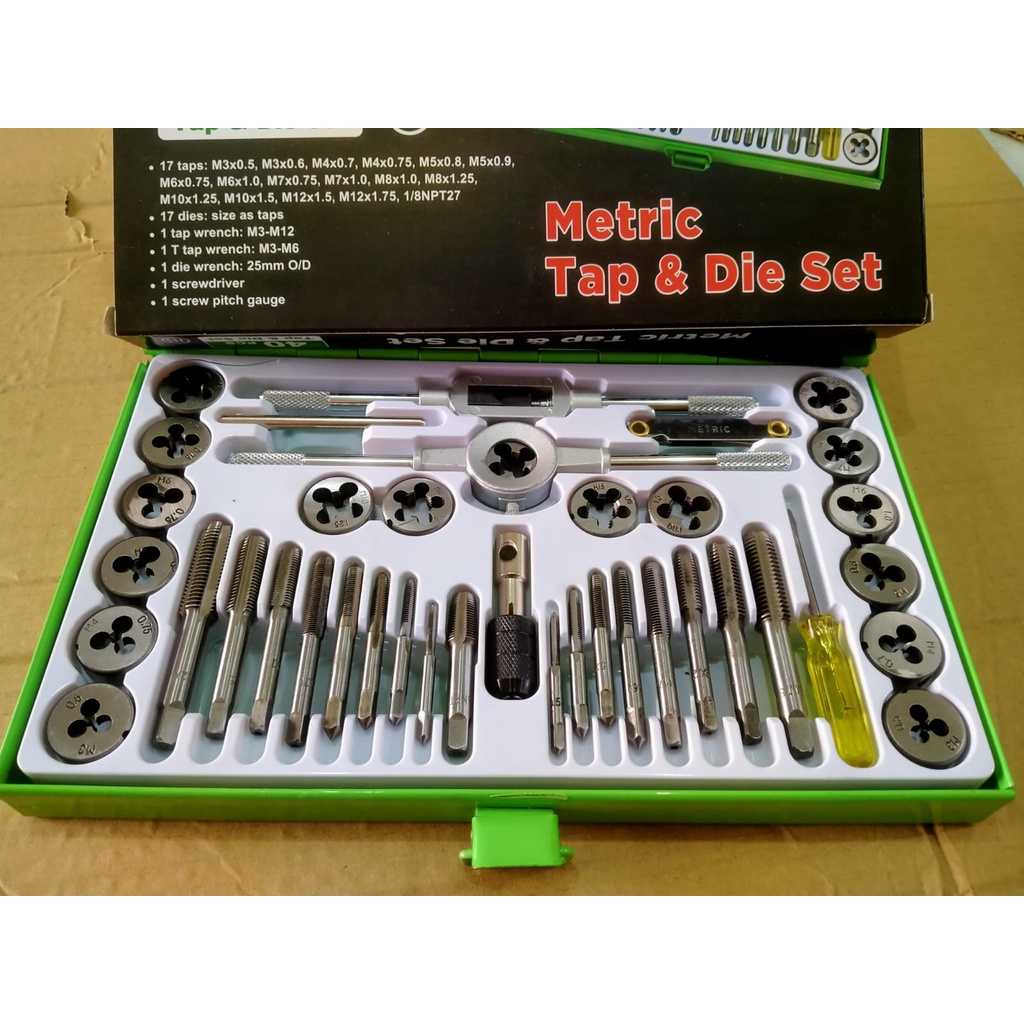 yukido Tap And Dies Set 40 Pcs Alat Senai dan Tap Ulir Baut Termurah Berkualitas