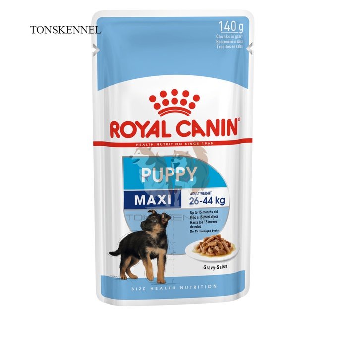 Royal Canin Maxi Puppy Makanan Anak Anjing Wet Pouch 140gr rc