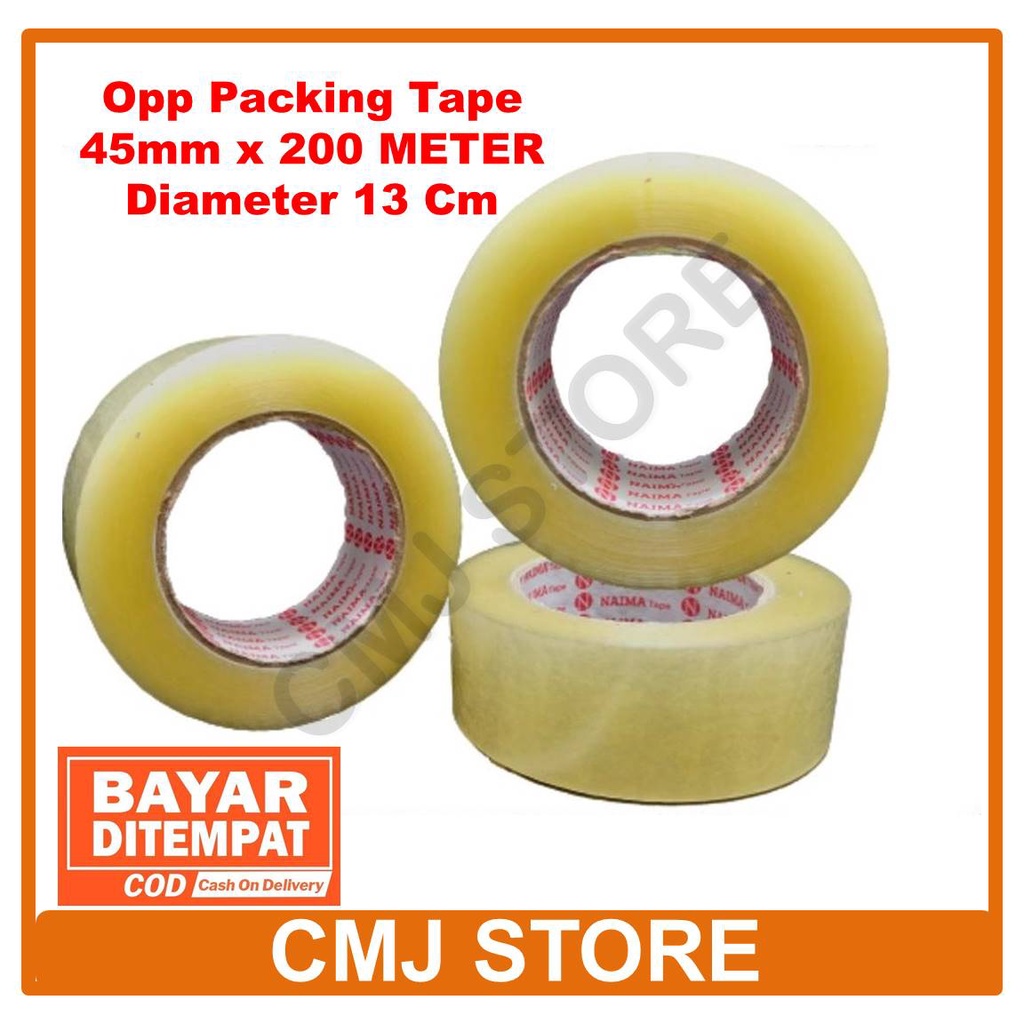 

Lakban Bening 45mm x 200 METER