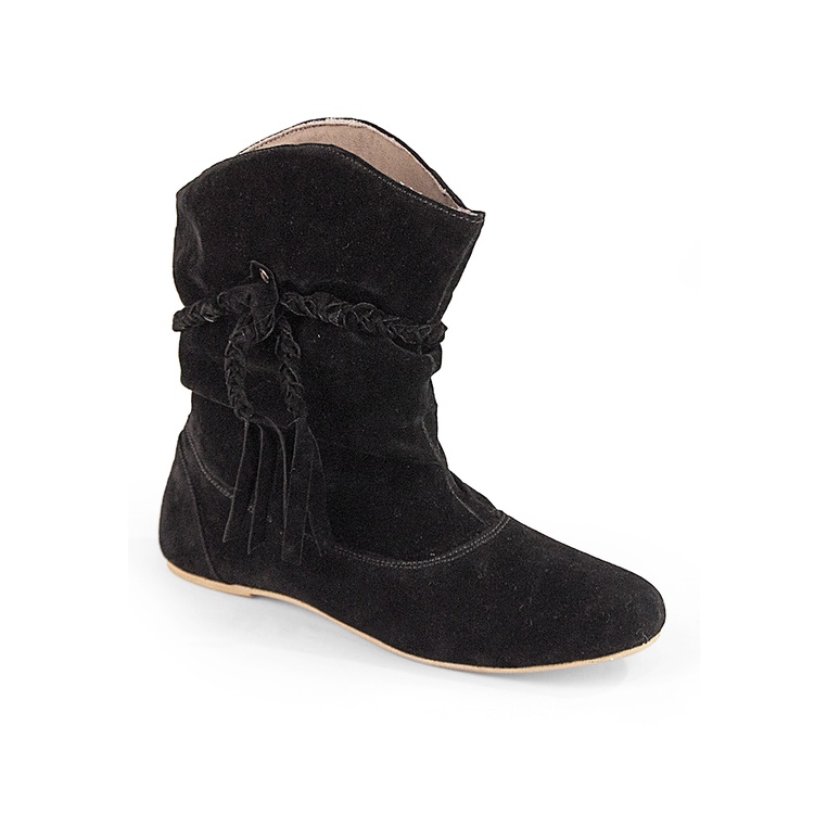 sepatu boots wanita, boots flat cewek, sepatu boots perempuan, boot cewek modis