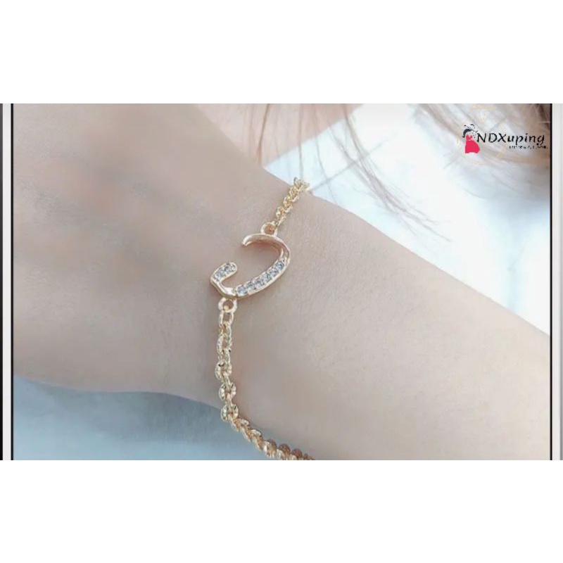 Gelang Tangan Rantai Huruf Xuping N03112203