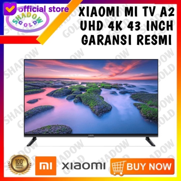 XiaoMi Mi TV A2 43/43 inch UHD Android TV GARANSI RESMI - 43 INCH Murah