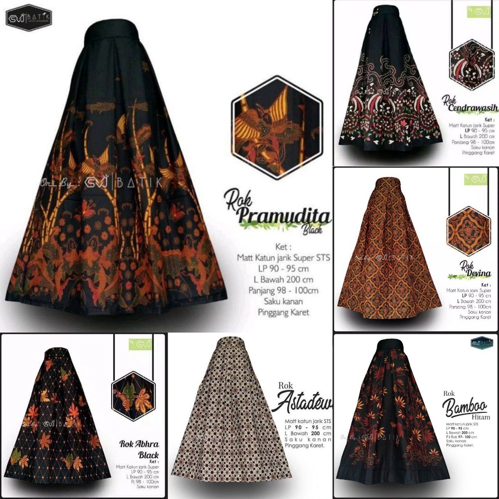 Rok batik unggul jaya ungu wanita panjang payung jumbo murah bawahan batik dewasa kondangan kebaya