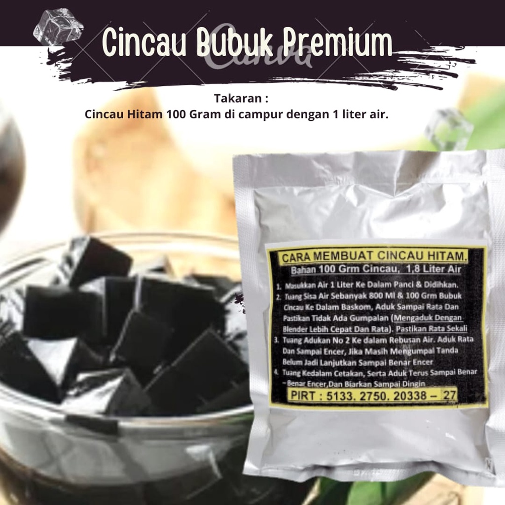 

Bubuk Cincau Hitam 1 ONS - Bubuk Cincau Hitam -100 gram bubuk cincau hitam Janggelan Powder