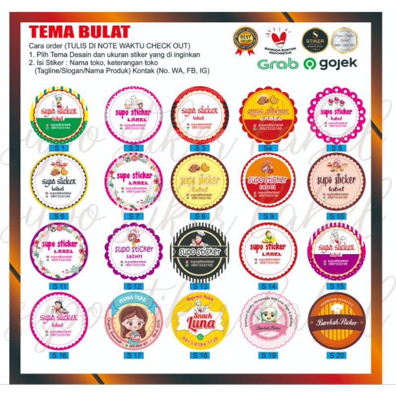 

CETAK STICKER LABEL MAKANAN / CETAK STIKER PRODUK KEMASAN MAKANAN MINUMAN CROMO