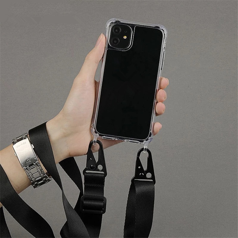 Case Dengan LANYARD Untuk IPHONE 14 PRO MAX 7 PLUS 8 PLUS X XS MAX XR 11 PRO MAX 12 13 MINI PRO MAX