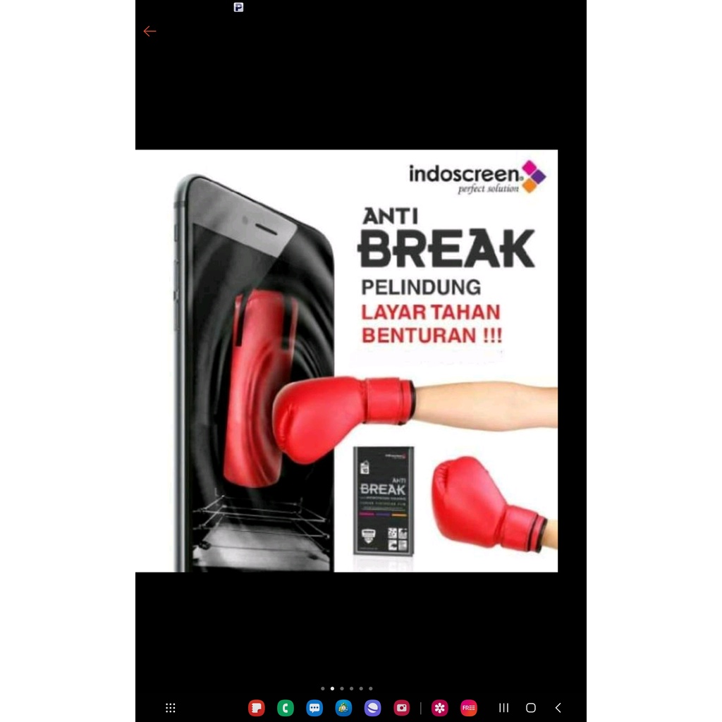 Anti Break Iphone 11 Pro Max SE 5 6 Plus 7 7 Plus 8 8 Plus X XR XS Max - Anti Gores TPU Indoscreen Not Tempered Glass