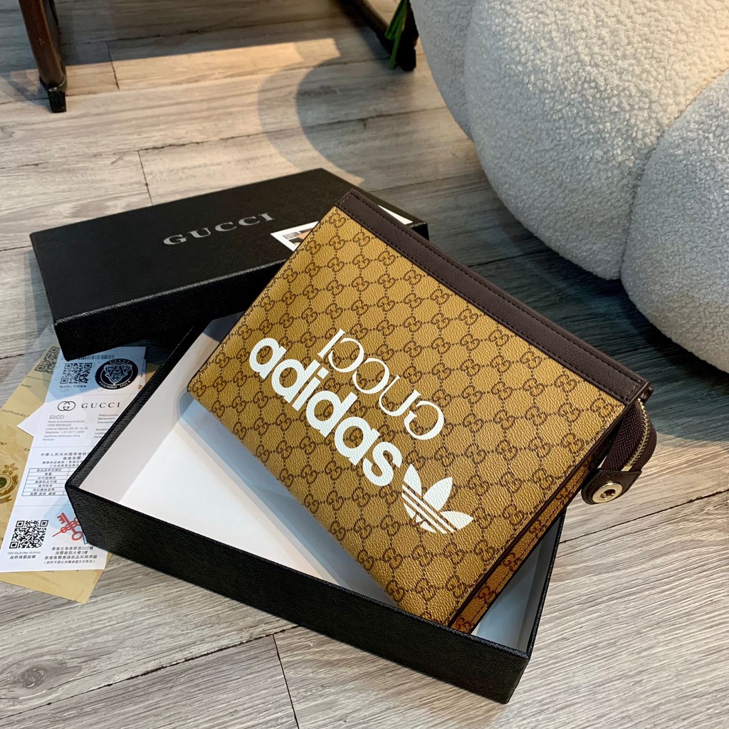 Tas GUCCI X ADIDAS Pochette 9177  QAZ 50  batam impor original fashion branded reseller sale