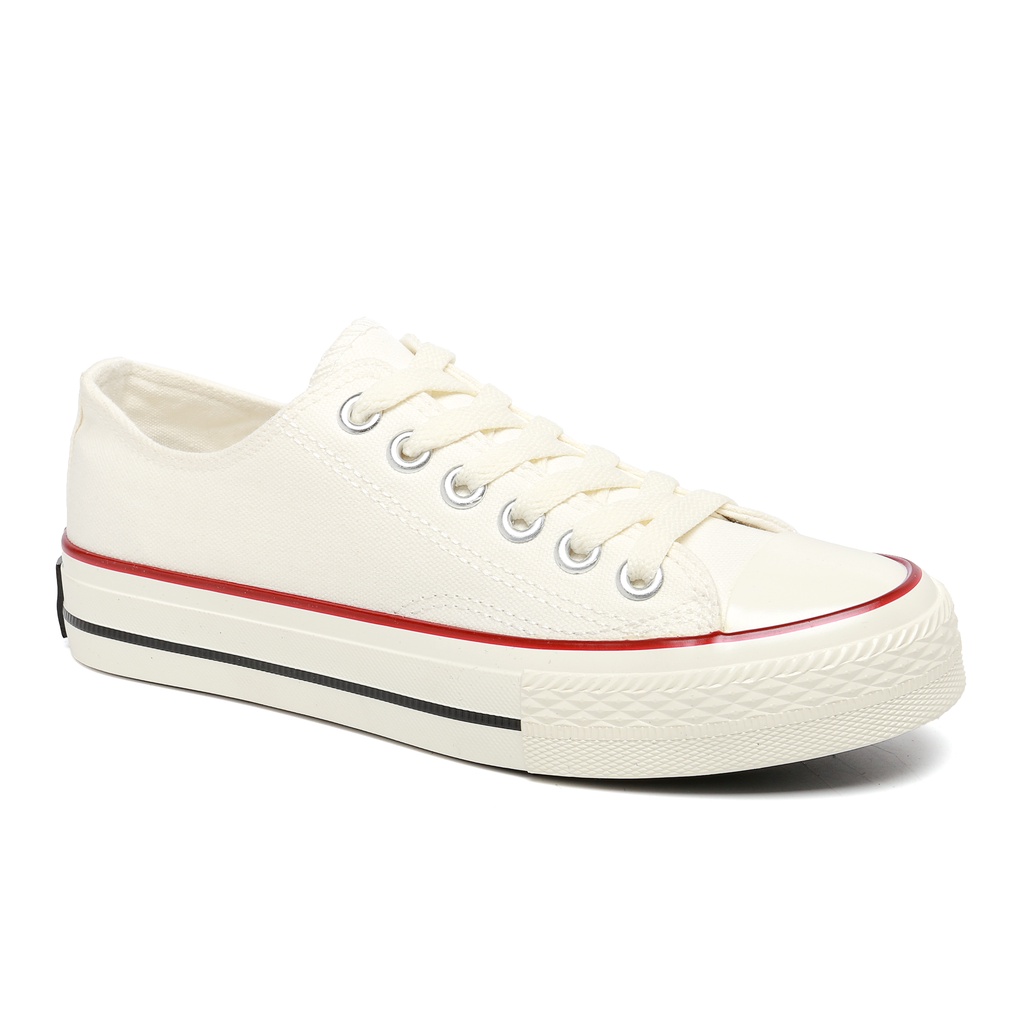 PVN Jisung Sepatu Sneakers Wanita Sport Shoes White White 029