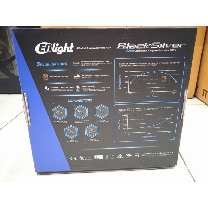 PSU / POWER SUPPLY ENLIGHT 400 WATT GARANSI 5TAHUN