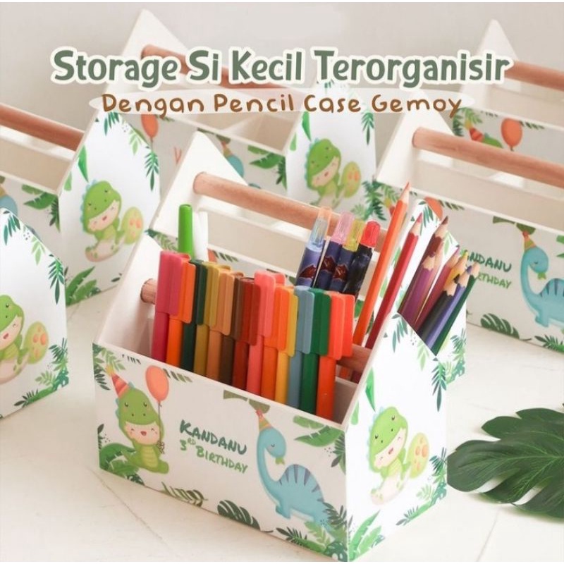 

HOUSE PENCIL CASE Kotak Pensil Kayu TEMPAT ALAT TULIS CUSTOM