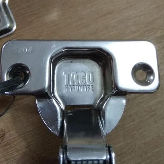 engsel sendok (Stenlis 304) engsel taco Slowmotion - Set Bengkok