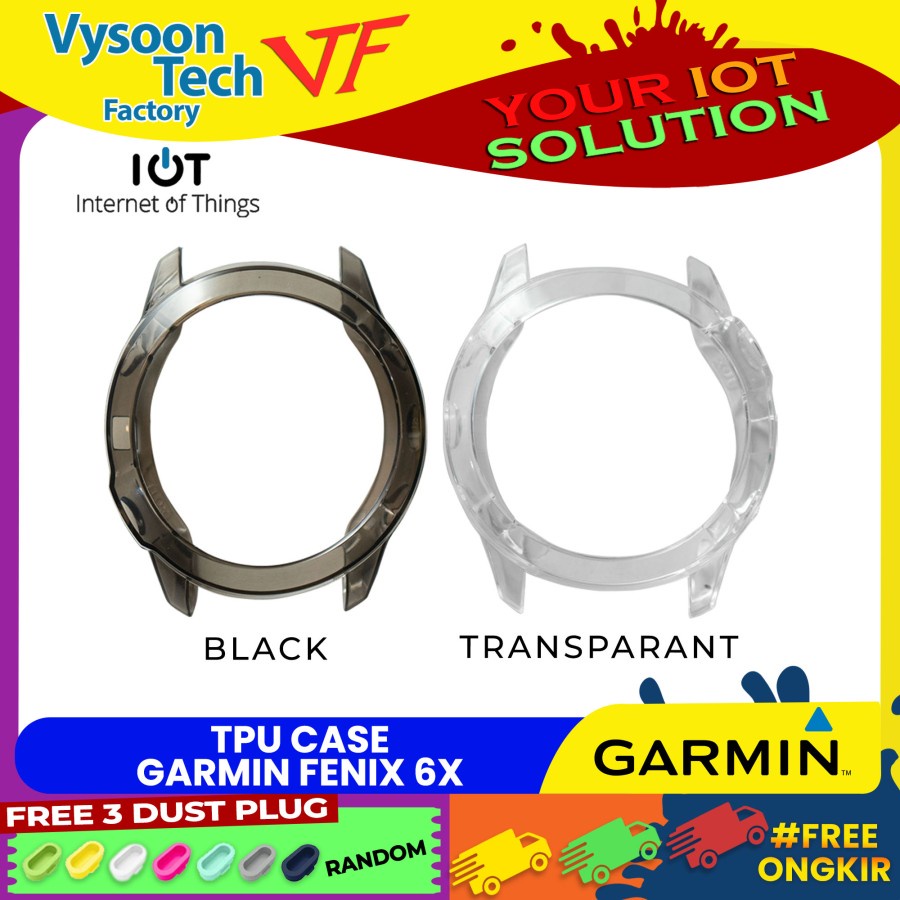 Bumper Casing Cover Protector Case Jam Garmin Fenix 6x Pro Pelindung