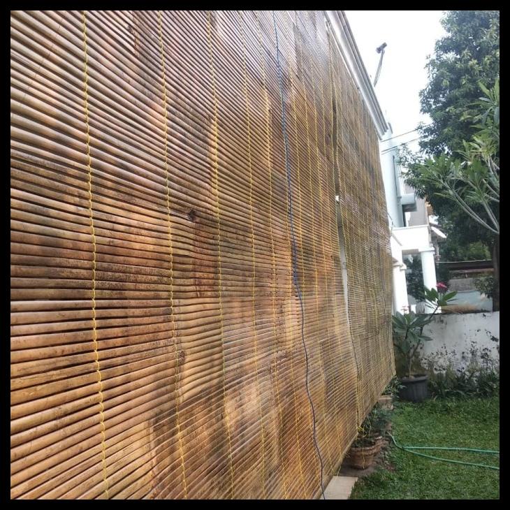 Tirai Bambu Wulung 50 Cm X 200 Cm