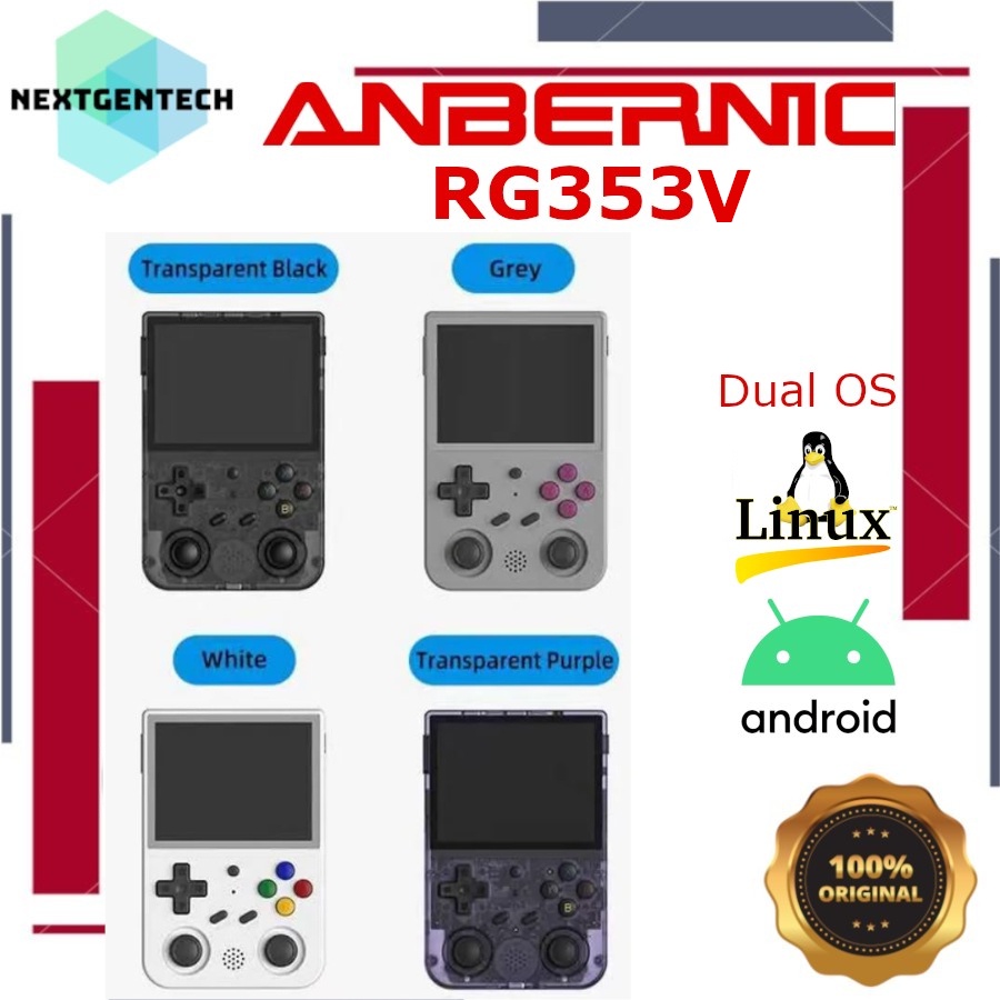 ANBERNIC RG353V Dual OS Retro Gaming Handheld Portable Console Android