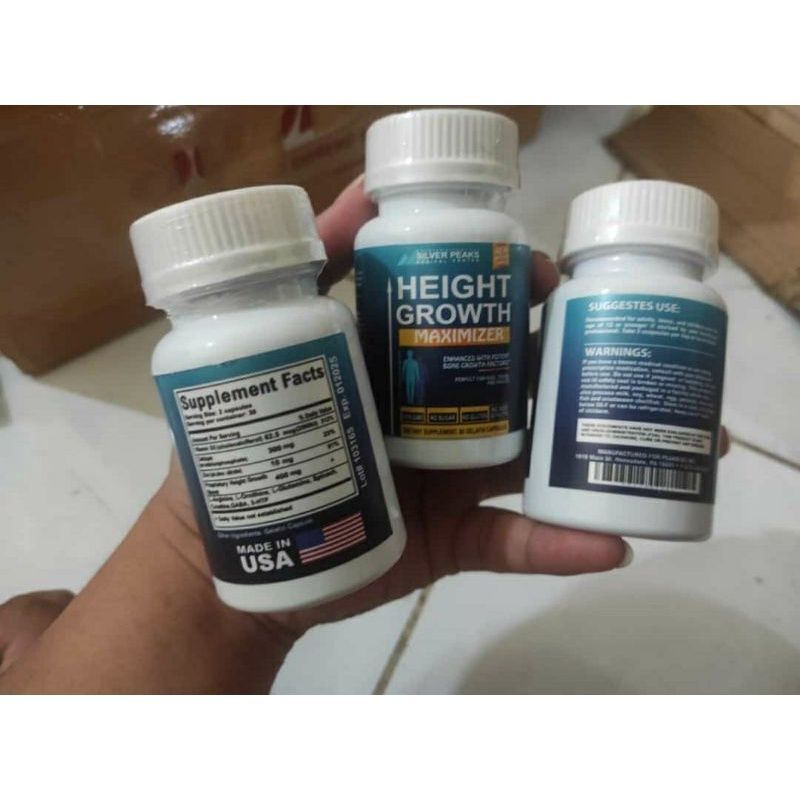 OBAT PENINGGI BADAN HEIGHT GROWTH MAXIMIZER SOLUSI TINGGI BADAN