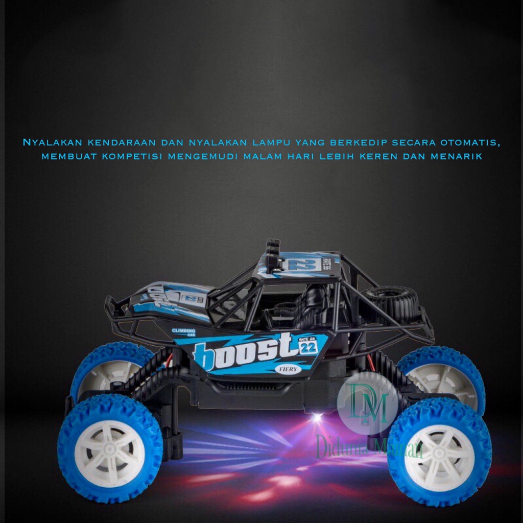 Mainan anak mobil mobilan remote control rc off road climbing jeep monster charge