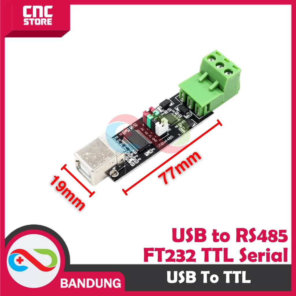 USB TO RS485 FT232 TTL SERIAL CONVERTER MODULE FTDI RS 485 ARDUINO