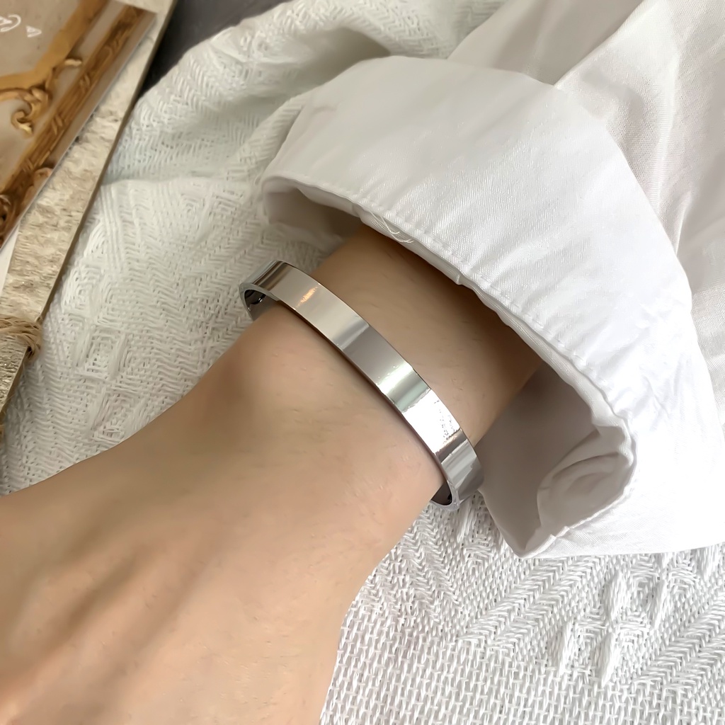 Gelang Kesehatan Magnetik Model Terbuka Warna Emas Perak Hitam Untuk Pria Dan Wanita