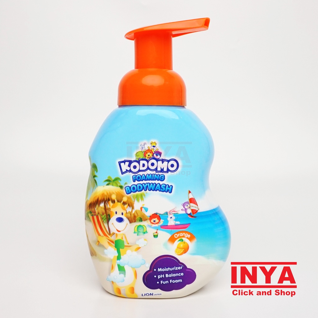 KODOMO FOAMING BODYWASH ORANGE 250ml - Sabun Bayi &amp; Anak