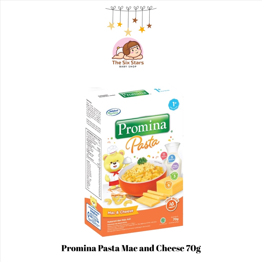 Promina Pasta Mac and Cheese 70g / Snack Anak