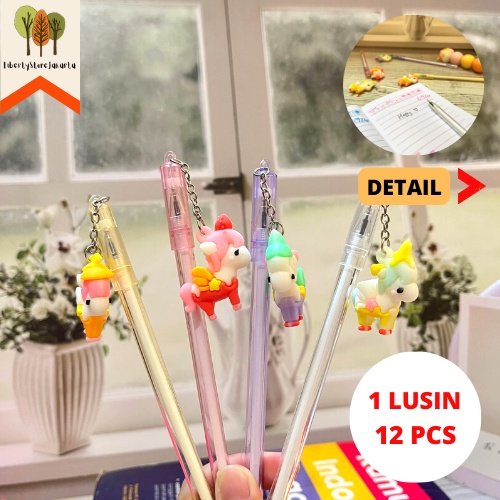 

Pulpen Gel Gantungan Mainan Unicorn Sayap Rainbow Paket Selusin 1 Lusin 12 Pcs Gel Pen Ballpoint Funny Unicorn Hanger Fancy Stuff Best Gift Stationery For School Alat Tulis Kantor Sekolah Ready Grosir Kado Ulang Tahun READY COD