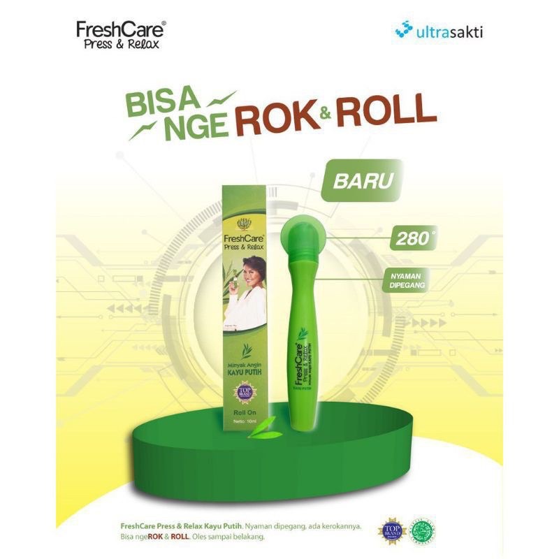 Freshcare Press &amp; Relax (bisa buat kerokan) Freshcare Kerok Freshcare Roll On Freshcare Hijau Freshcare Merah