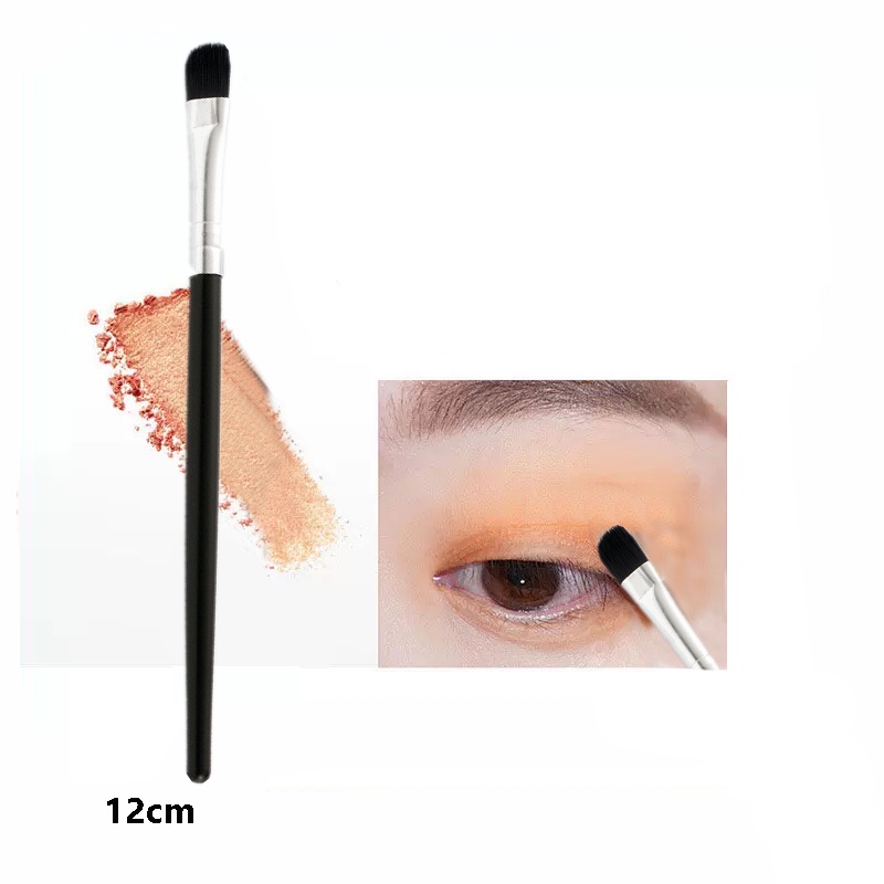Roselife 1pc Brush Kosmetik / Makeup PRO Premium Bahan Bulu Sintetis Untuk Eyeshadow