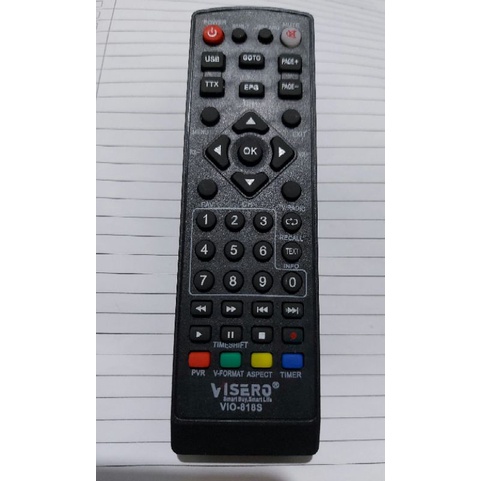 Remote Set Top Box Receiver Multi/ Universal STB VIO818S