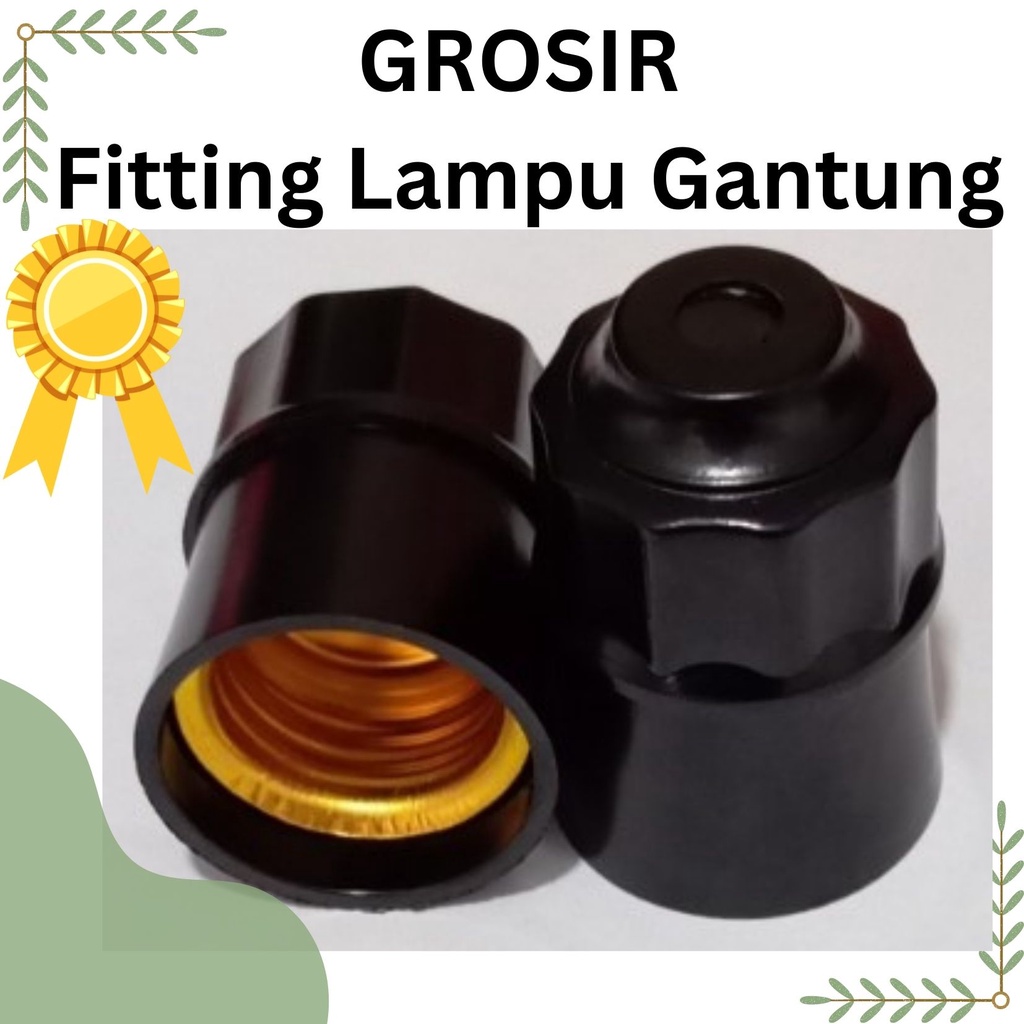 GROSIR Fitting lampu gantung 6 pcs bagus fiting gantung rumah lampu gantung