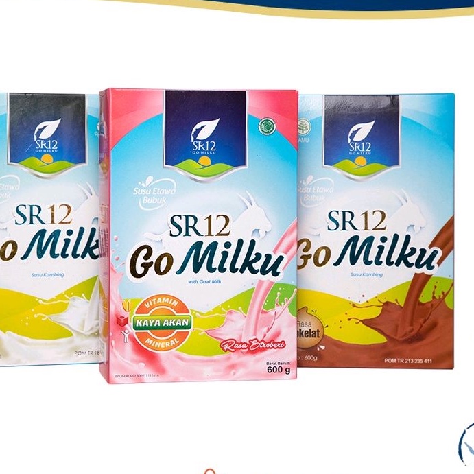 

GOMILKU SR12 SUSU KAMBING / GO MILKU SUSU ETAWA KUALITAS PREMIUM / GOAT MILK BUBUK TANPA GULA BPOM