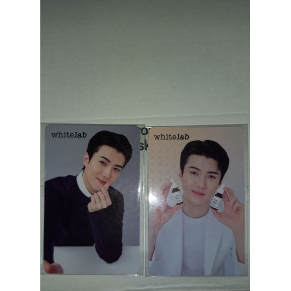 PHOTOCARD SEHUN OFFICIA WHITELAB