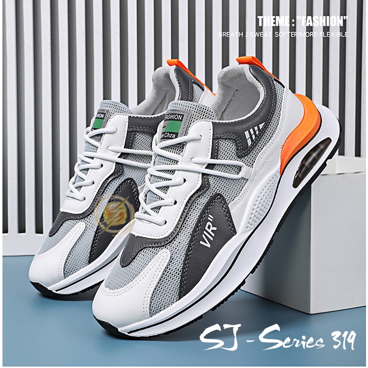 [OOS] Sepatu Sneakers Pria Buat Hangout Casual Trendy Kualitas Import Premium -319