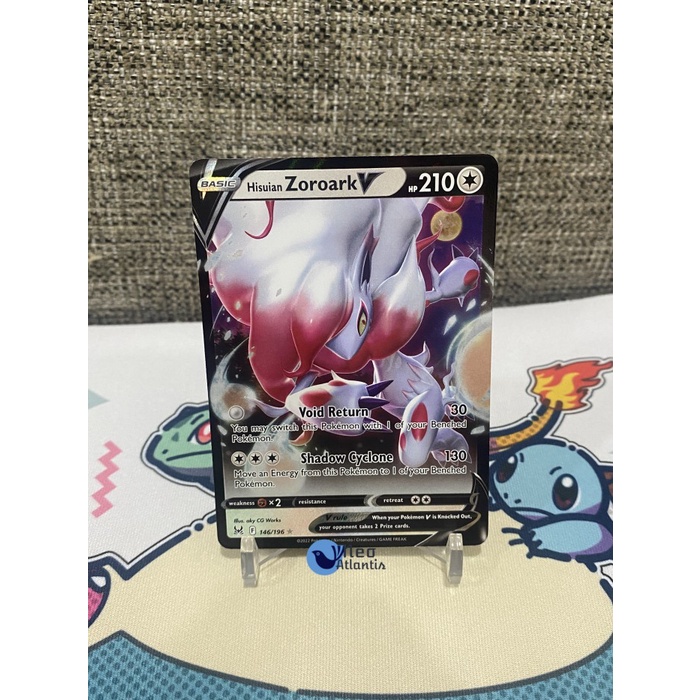 Pokemon TCG English Hisuian Zoroark V - 146/196 - Lost Origin