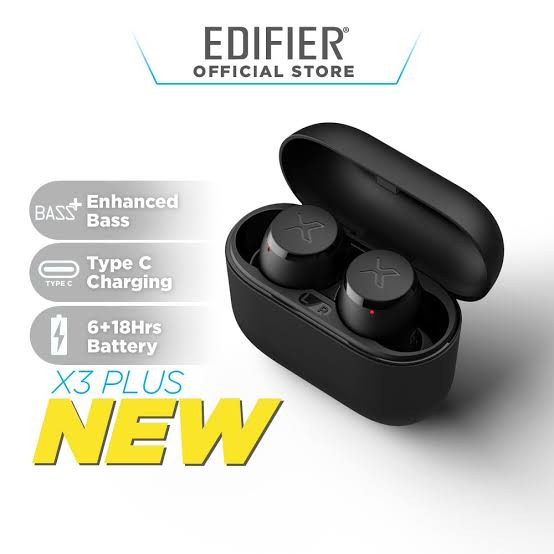 EDIFIER TWS X3+ Bluetooth Earphone aptX IPX5 Splash Proof