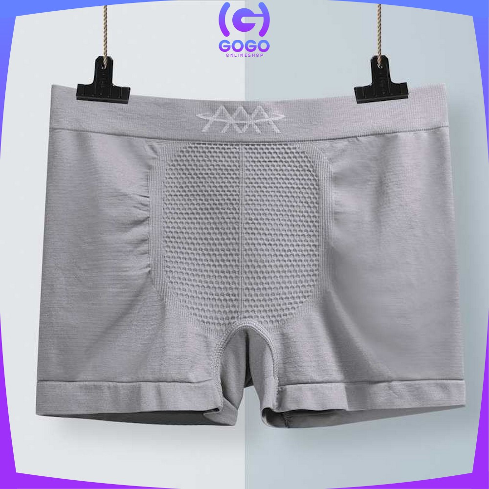 GOGO-P118 Celana Boxer Pria Dewasa 3IN1 Celana Dalam Laki-Laki Petak / CD Pria / Men Underwear Boxer Cowok Dewasa / Sempak Pria