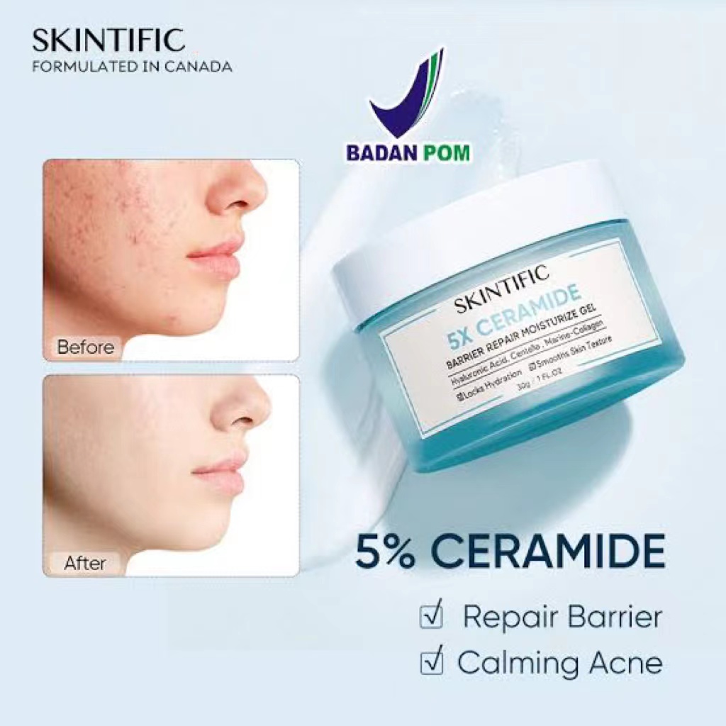 SKINTIFIC 5X CERAMIDE SKIN BARRIER REPAIR MOISTURIZER~SECRETCOLORFUL