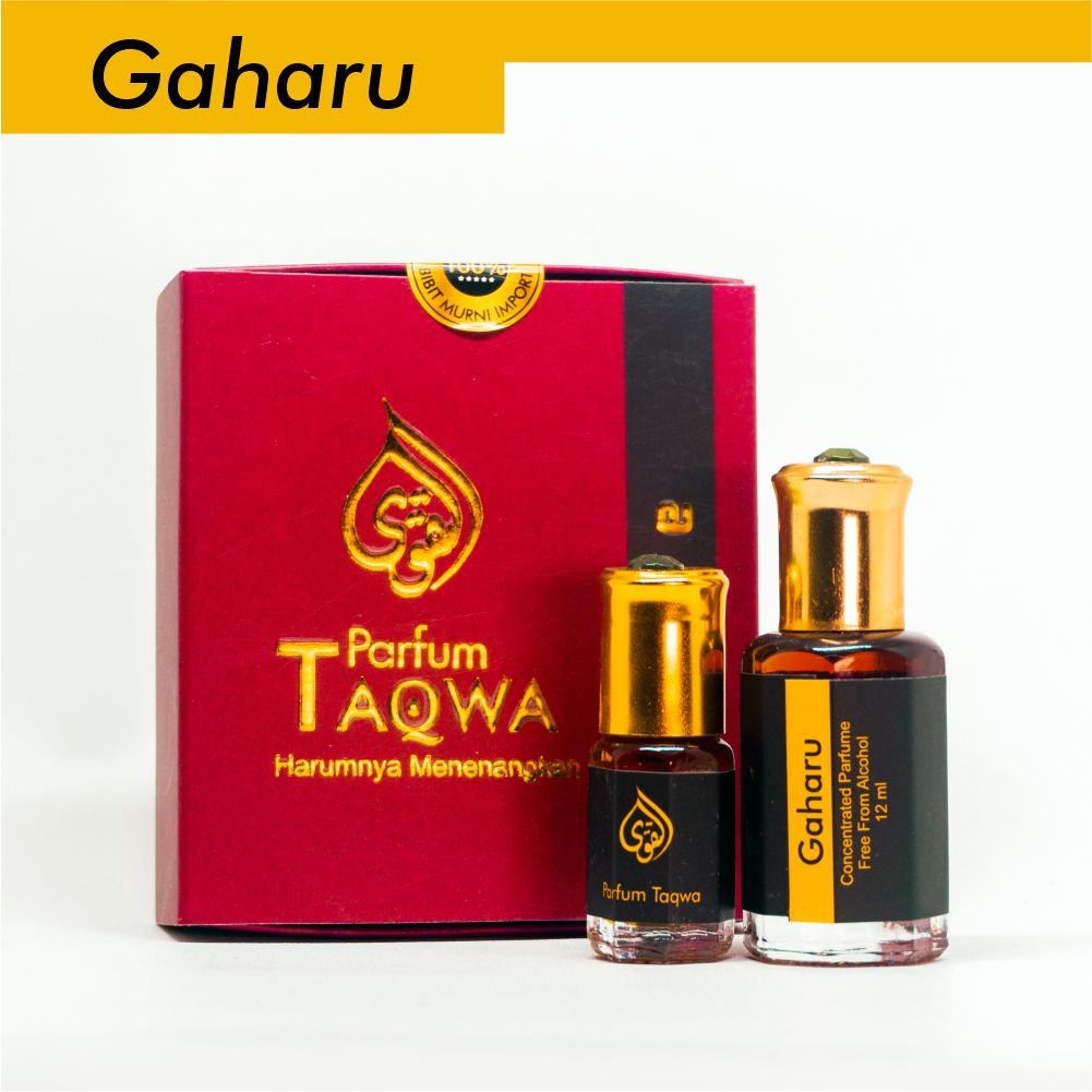 Parfum Shalat Gaharu [Beli 1 Gratis 1] Minyak  Wangi Gaharu Asli Original Non Alkohol