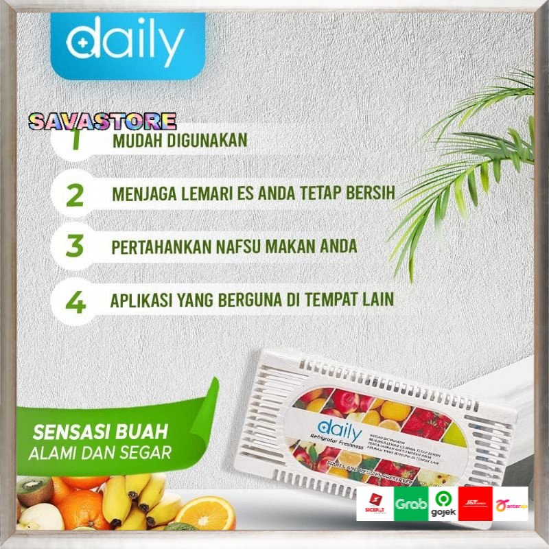 DAILY REFRIGERATOR DEODORIZE BOX ( ANTI BAU KULKAS )