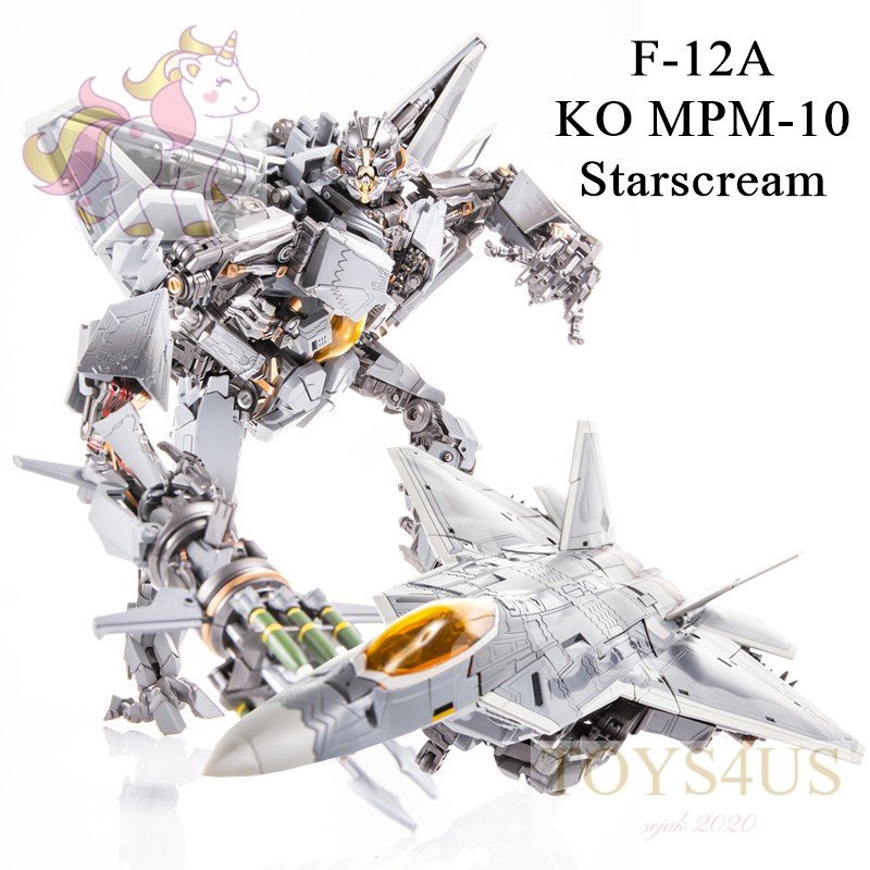 Toys4Us - Mainan Robot STARSCREAM F-12 Metal Deformation Robot Transform Robot