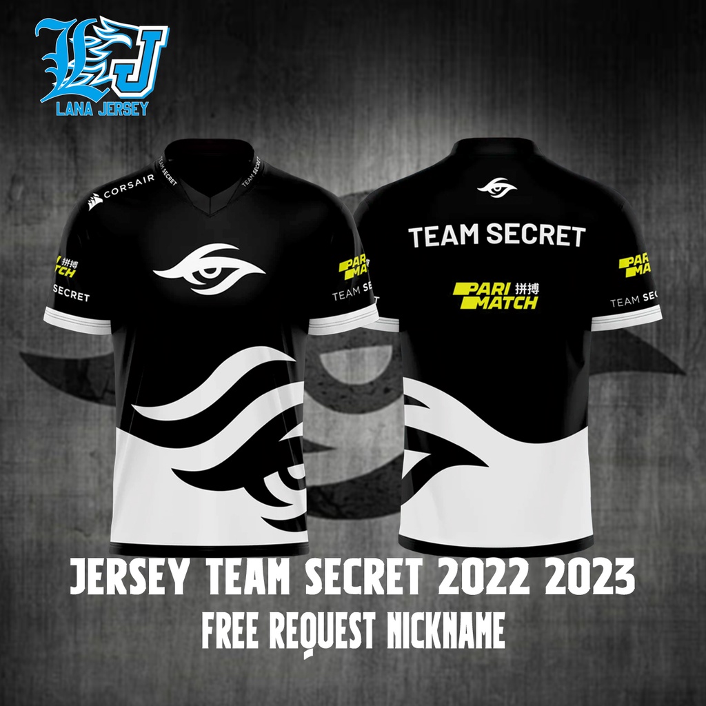 JERSEY BAJU KAOS GAME SECRET FIGHTING DOTA 2 WILDRIFT PUBG AOV FREEFIRE MOBILE LEGENDS(FREENICKNAME)