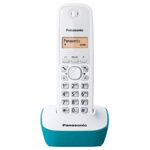 Wireless Phone Cordless Panasonic KX-TG1611 - Tosca Biru Cyan